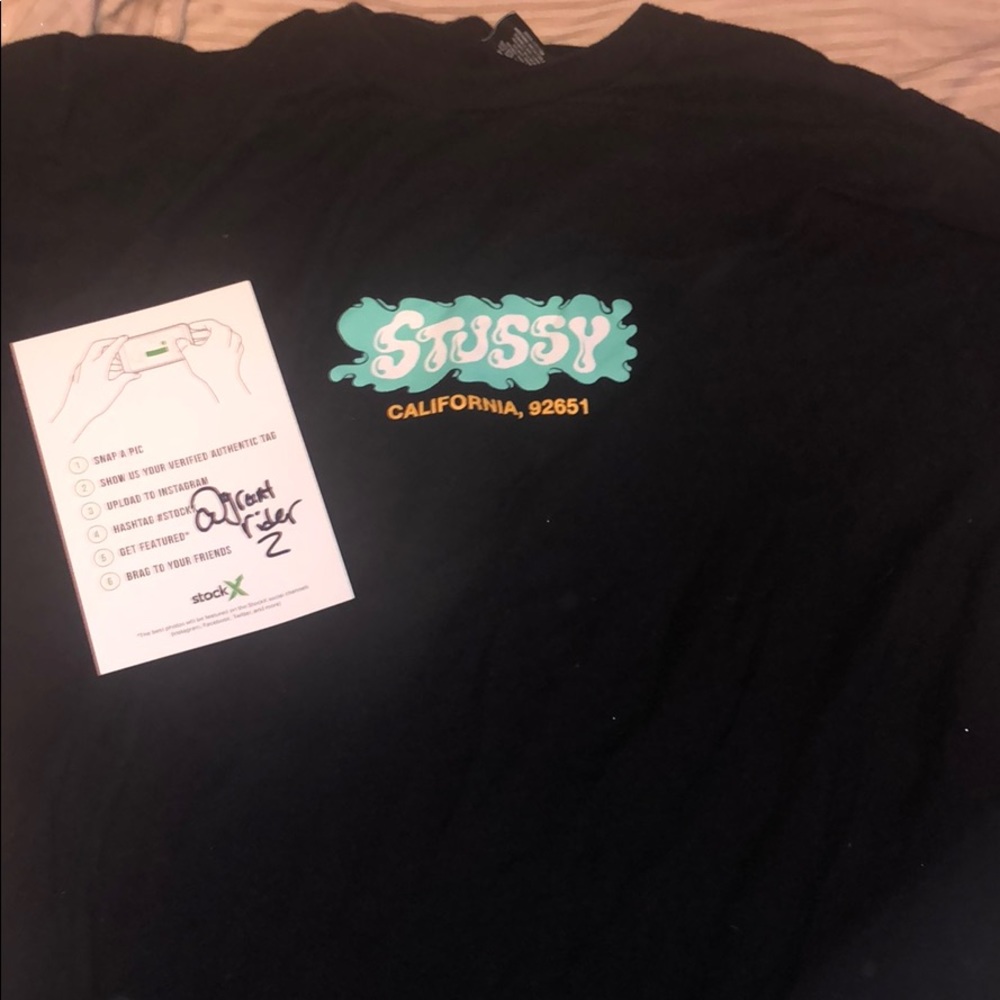 100% authentic Stüssy 92651 Black T-shirt Medium